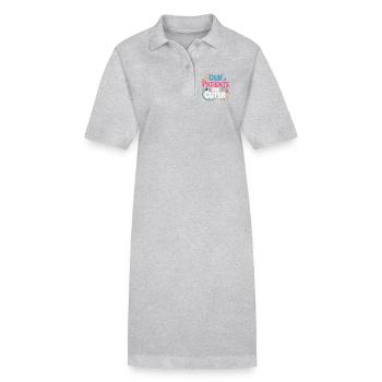 Unsere Patienten sind süßer - Stanley/Stella Frauen Bio-Polokleid PAIGER - Schwarz - Vorne