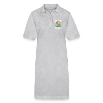 My Boat My Rules Funny Boating Captain Gift - Stanley/Stella Frauen Bio-Polokleid PAIGER - Schwarz - Vorne