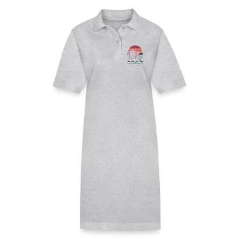 Nachtsonne über Amsterdamer Kanäle - Stanley/Stella Frauen Bio-Polokleid PAIGER - Schwarz - Vorne