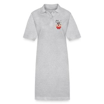 Whatever it TAAAAAKES! - Stanley/Stella PAIGER Organic Women’s Polo Dress - black - Front