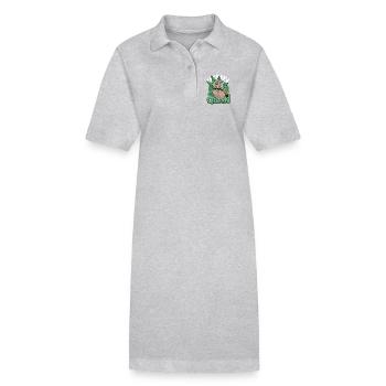 Tenue de Reine du Cannabis - Robe polo bio PAIGER Stanley/Stella Femme - noir - Devant