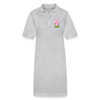 Cochon Jogger Jogging Sport - Robe polo bio PAIGER Stanley/Stella Femme - noir - Devant
