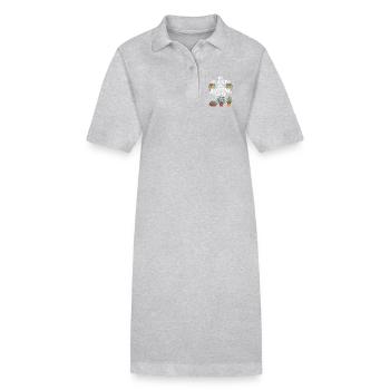 Houseplants Houseplants - Stanley/Stella PAIGER Organic Women’s Polo Dress - black - Front