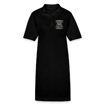 Februar 1991 Geburtstagsgeschenk - Stanley/Stella Frauen Bio-Polokleid PAIGER - Schwarz - Vorne