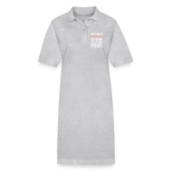Pirate Princess Boldness - Stanley/Stella PAIGER Organic Women’s Polo Dress - black - Front