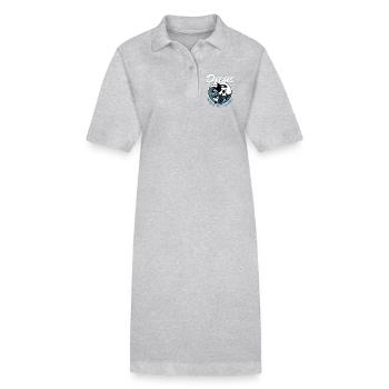 Funny Orca - Stanley/Stella Frauen Bio-Polokleid PAIGER - Schwarz - Vorne