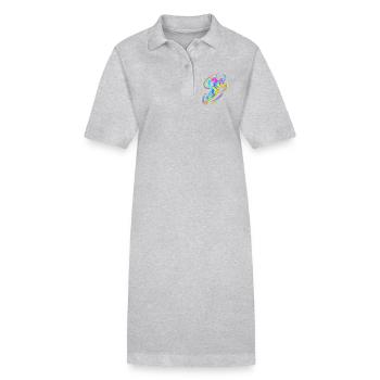 Rugby player - Stanley/Stella PAIGER Organic Women’s Polo Dress - black - Front