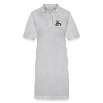 L’ère de l’ara - Robe polo bio PAIGER Stanley/Stella Femme - noir - Devant
