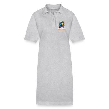 L’ère de l’ara - Robe polo bio PAIGER Stanley/Stella Femme - noir - Devant