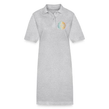 5th Birthday Young Girls - Stanley/Stella PAIGER Organic Women’s Polo Dress - black - Front
