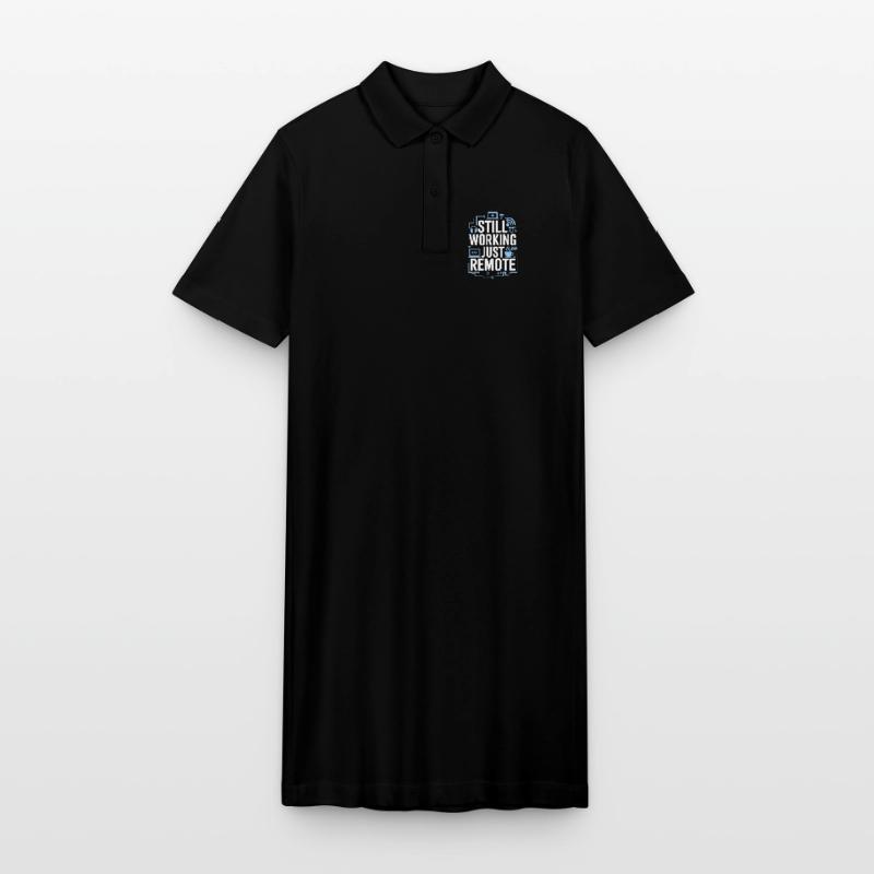 Remote Developer Still Working Remote Tech Worker Stanley/Stella PAIGER Organic Women’s Polo Dress