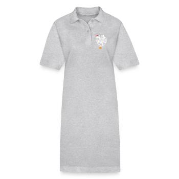 Poulets Whisperer Poulets Poulets Poulets Gardiens de poulets - Robe polo bio PAIGER Stanley/Stella Femme - noir - Devant
