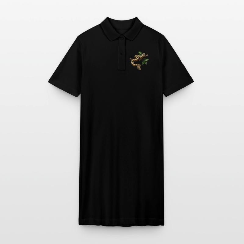 Roi Python Serpents Amoureux Terrarium Python Robe polo bio PAIGER Stanley/Stella Femme