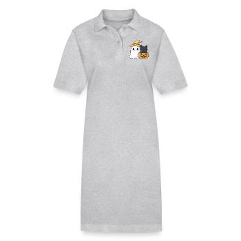 Halloween Geschenk Frauen Geist Männer Kinder Deko - Robe polo bio PAIGER Stanley/Stella Femme - noir - Devant