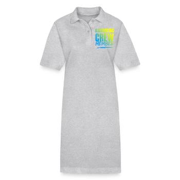 Kickboxing Crew - Stanley/Stella PAIGER Organic Women’s Polo Dress - black - Front