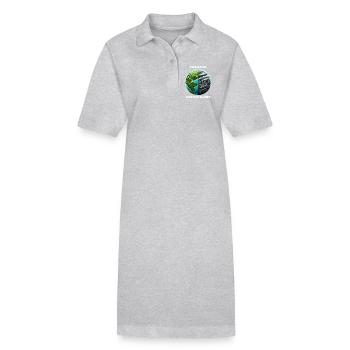 Climate change action - Stanley/Stella PAIGER Organic Women’s Polo Dress - black - Front