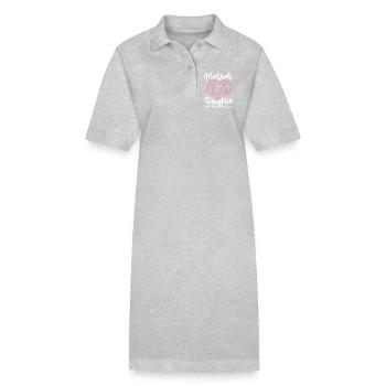 Mutter Tochter Muttertag - Stanley/Stella Frauen Bio-Polokleid PAIGER - Schwarz - Vorne