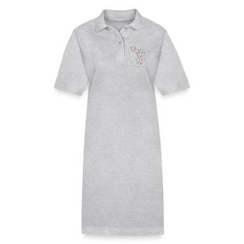 Akkuschrauber Werkzeug Heimwerker Design  - Stanley/Stella Frauen Bio-Polokleid PAIGER - Schwarz - Vorne