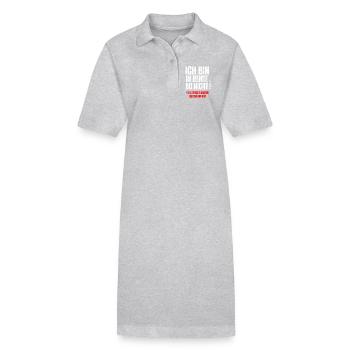 ICH BIN IN RENTE, DU NICHT! - Stanley/Stella PAIGER Organic Women’s Polo Dress - black - Front
