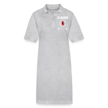 Albanien - Stanley/Stella Frauen Bio-Polokleid PAIGER - Schwarz - Vorne