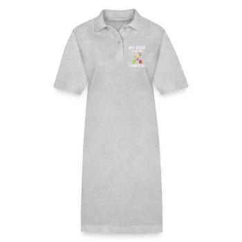 Chèvre - Robe polo bio PAIGER Stanley/Stella Femme - noir - Devant
