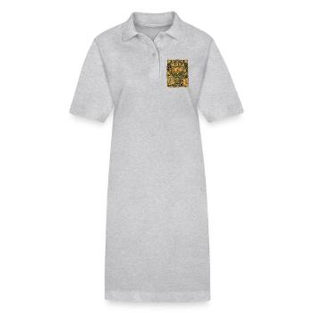 Mayan Civilization - Stanley/Stella PAIGER Organic Women’s Polo Dress - black - Front