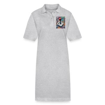 Retro Gamer Adventure Joystick - Robe polo bio PAIGER Stanley/Stella Femme - noir - Devant