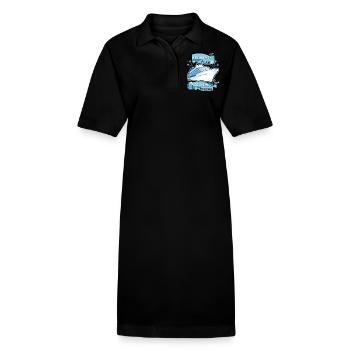 Cruise, funny saying pensioner plans, pensioners - Stanley/Stella PAIGER Organic Women’s Polo Dress - black - Front
