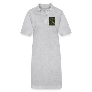 Yellow in the dark (acrylic paint) - Stanley/Stella PAIGER Organic Women’s Polo Dress - black - Front