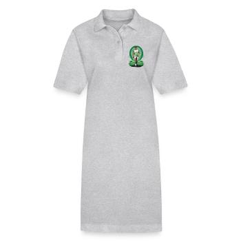Soccer Match - Stanley/Stella PAIGER Organic Women’s Polo Dress - black - Front
