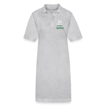 Freistaat Sachsen weiß grün Heimat - Stanley/Stella Frauen Bio-Polokleid PAIGER - Schwarz - Vorne