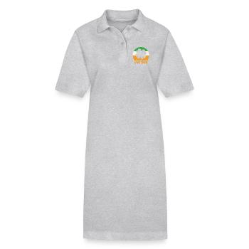 Boisson de la Saint-Patrick - Robe polo bio PAIGER Stanley/Stella Femme - noir - Devant