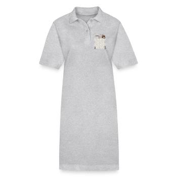 Schwarzer Kaffee Metal - Stanley/Stella Frauen Bio-Polokleid PAIGER - Schwarz - Vorne