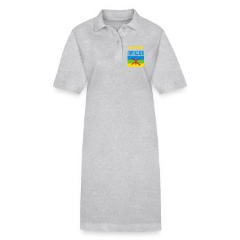 proud to be Amazigh - Stanley/Stella PAIGER Organic Women’s Polo Dress - black - Front