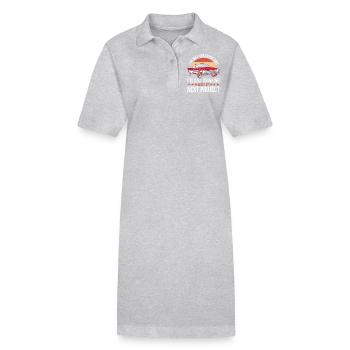 Garage Voiture De Récupération De Voiture Passionné - Robe polo bio PAIGER Stanley/Stella Femme - noir - Devant