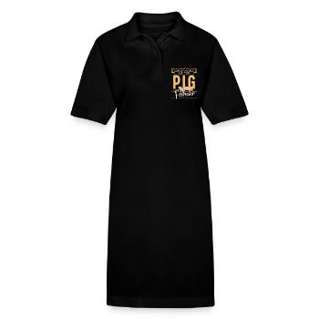 Élevage porcin Certifié Éleveur de porcs Animaux de ferme - Robe polo bio PAIGER Stanley/Stella Femme - noir - Devant