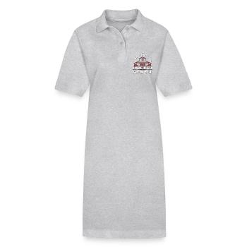 Livestock Breeder Proud Member Of Local Farmers - Stanley/Stella PAIGER Organic Women’s Polo Dress - black - Front