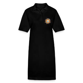 Amoureux du régime cétogène Ma passion Mon régime pauvre en glucides - Robe polo bio PAIGER Stanley/Stella Femme - noir - Devant