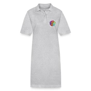 BMX Racer My Passion My BMX Racer Life Bike Racing - Stanley/Stella PAIGER Organic Women’s Polo Dress - black - Front