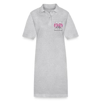 Librarian Mom The Idol The Bookworm Librarians - Stanley/Stella PAIGER Organic Women’s Polo Dress - black - Front