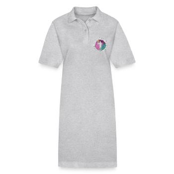 Trout Fisherman My Passion My Trout Fly Fishing - Stanley/Stella PAIGER Organic Women’s Polo Dress - black - Front