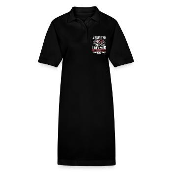 Transplant Surgery A Short Story Emergency Doctor - Stanley/Stella PAIGER Organic Women’s Polo Dress - black - Front