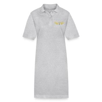 West Virginia Fan Shirt – Nature & Pride - Stanley/Stella PAIGER Organic Women’s Polo Dress - black - Front