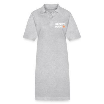 Occupy Mars - Stanley/Stella PAIGER Organic Women’s Polo Dress - black - Front