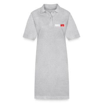 Fuck afd - Stanley/Stella PAIGER Organic Women’s Polo Dress - black - Front