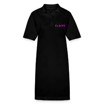 Slave - Stanley/Stella Frauen Bio-Polokleid PAIGER - Schwarz - Vorne