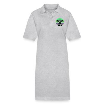 UFO-Bigfoot Nessie Einhorn - Stanley/Stella Frauen Bio-Polokleid PAIGER - Schwarz - Vorne