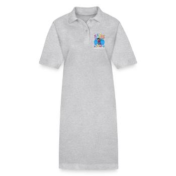 6. Geburtstag Kinder Fußball - Stanley/Stella Frauen Bio-Polokleid PAIGER - Schwarz - Vorne