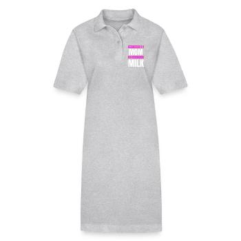 Not Your Mum Not Your Milk - Stanley/Stella PAIGER Organic Women’s Polo Dress - black - Front