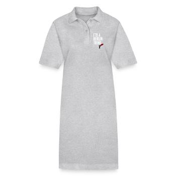 Berlin Thing Silvester - Stanley/Stella Frauen Bio-Polokleid PAIGER - Schwarz - Vorne